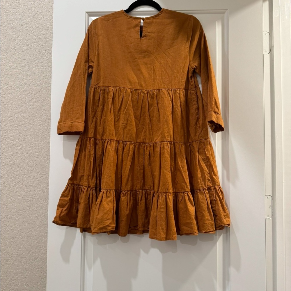 Charming  DELUC Dress in Warm Brown